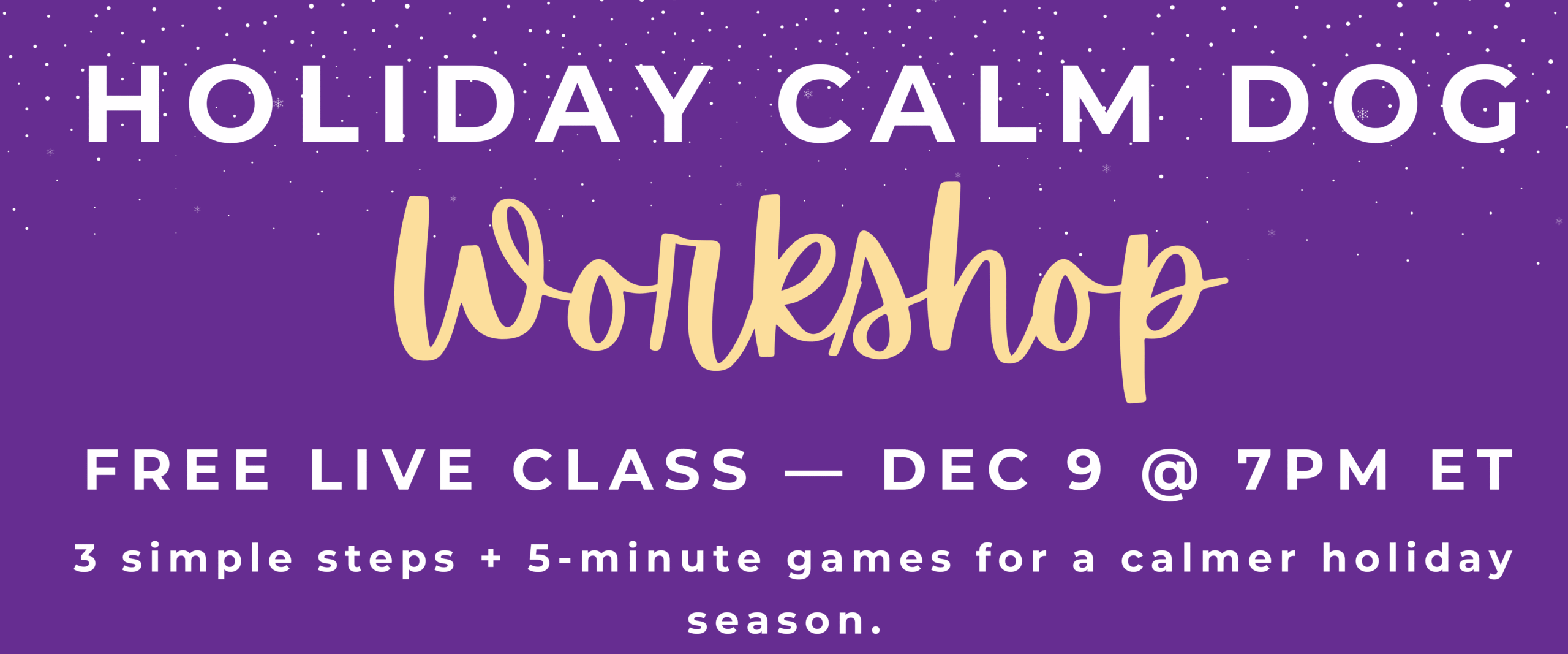 holiday calm dog workshop (5)